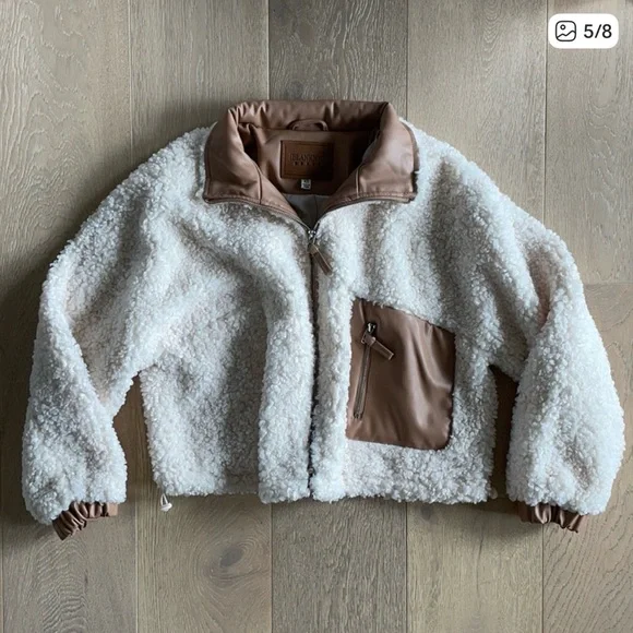 BlankNYC Faux Shearling Bomber Jacket - Picture 3 of 7